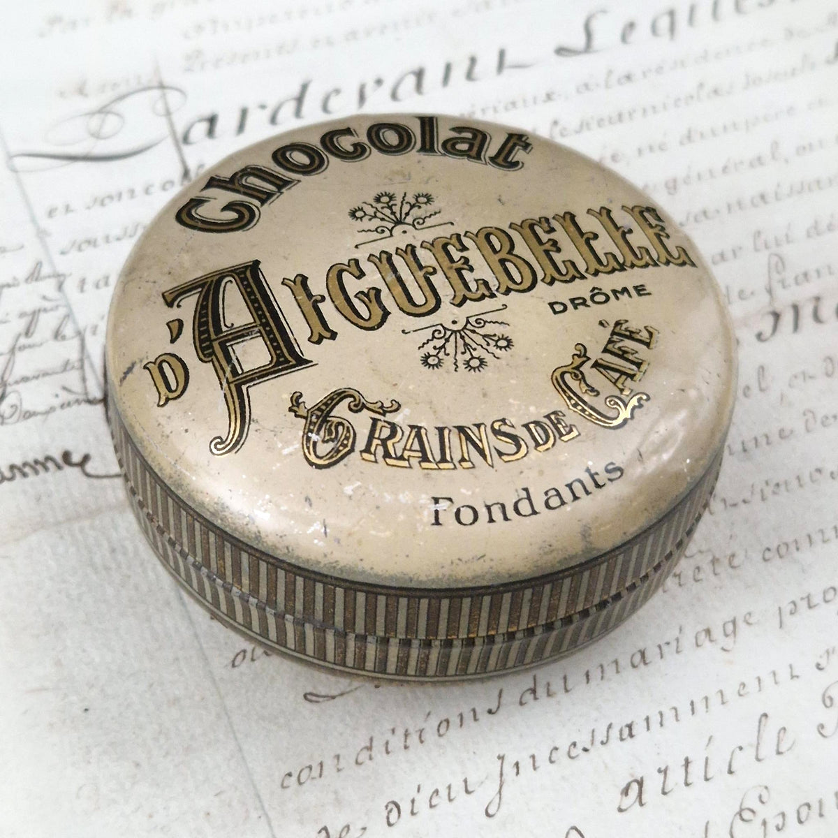 "Aiguebelle Chocolate - Coffee Beans" promotional box