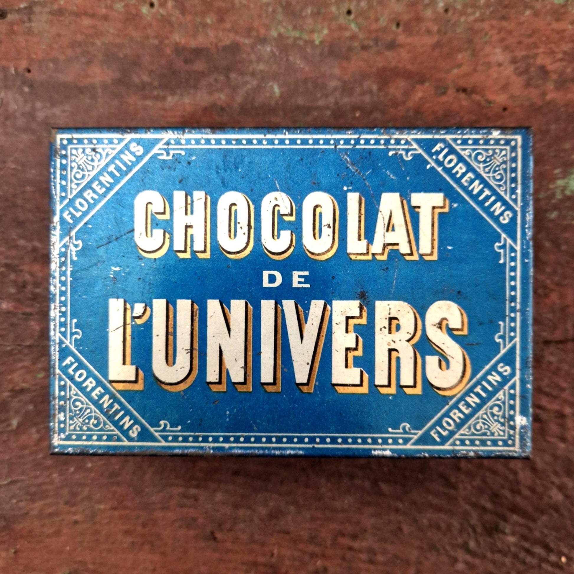 chocolat univers boite pub ancienne