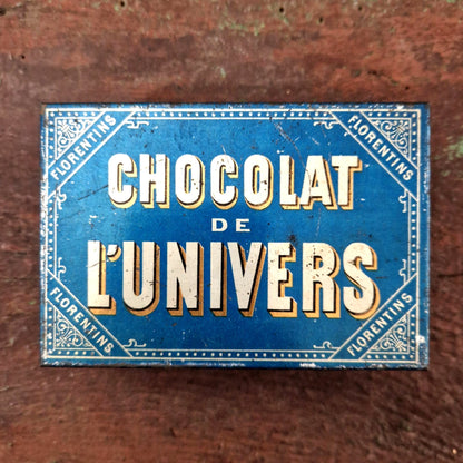 chocolat univers boite pub ancienne