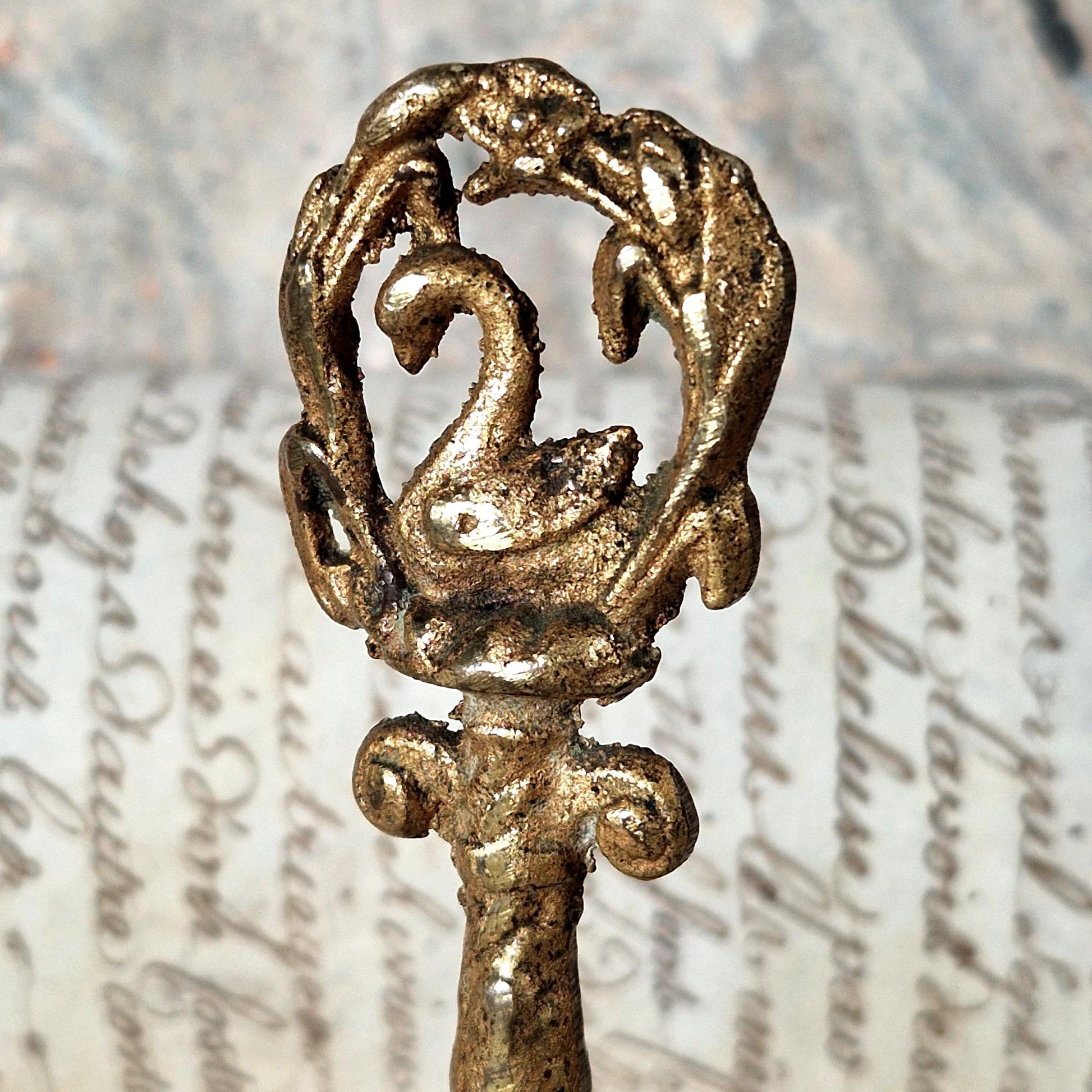 cloche bureau belle époque bronze