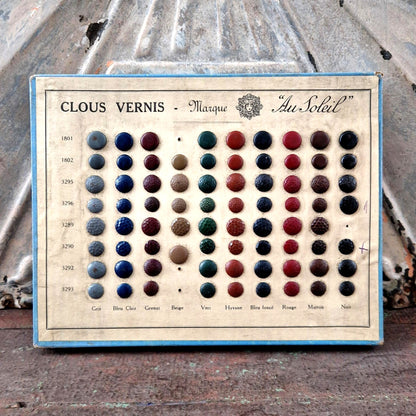 clous vernis au soleil carton publicitaire