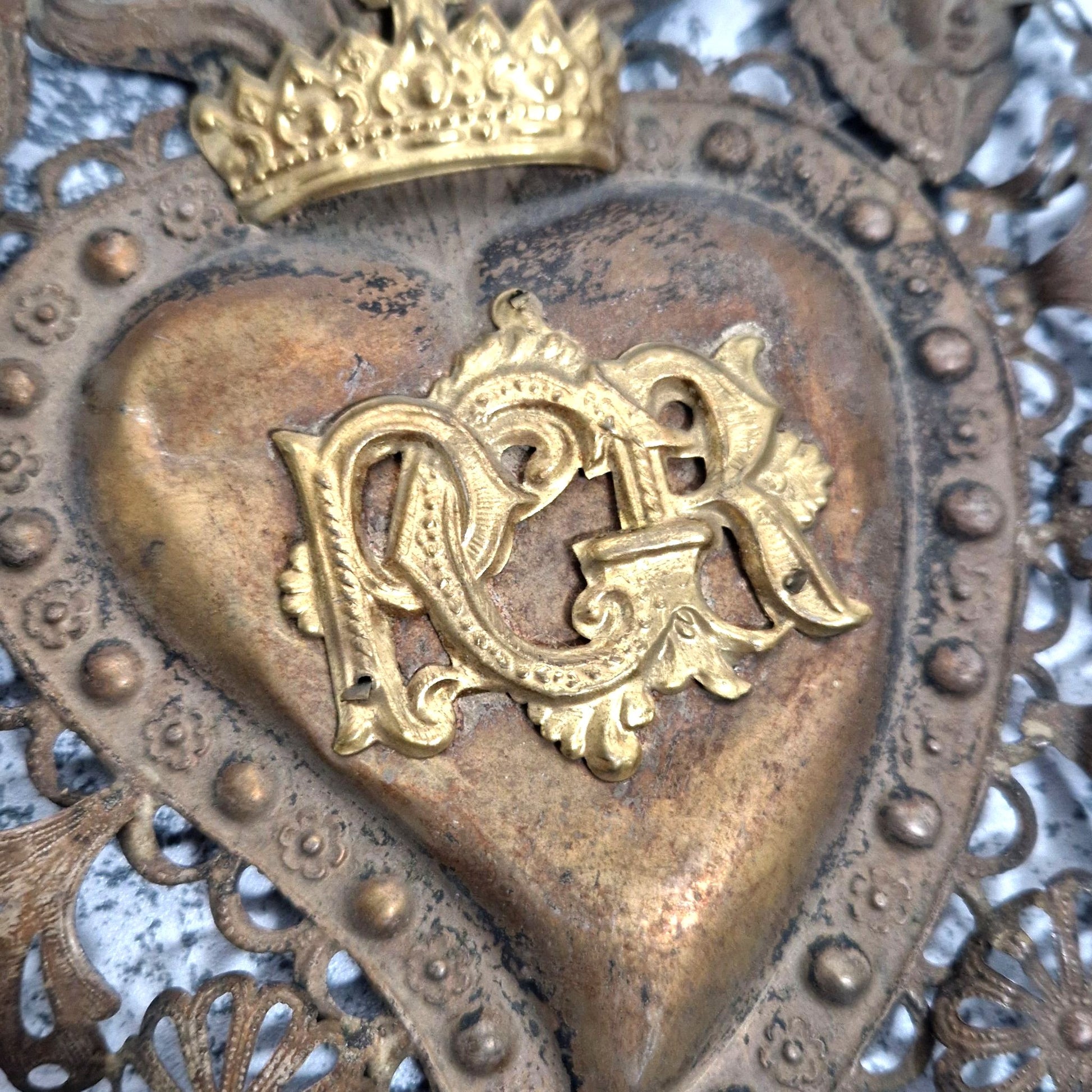 coeur flamme ancien et anges