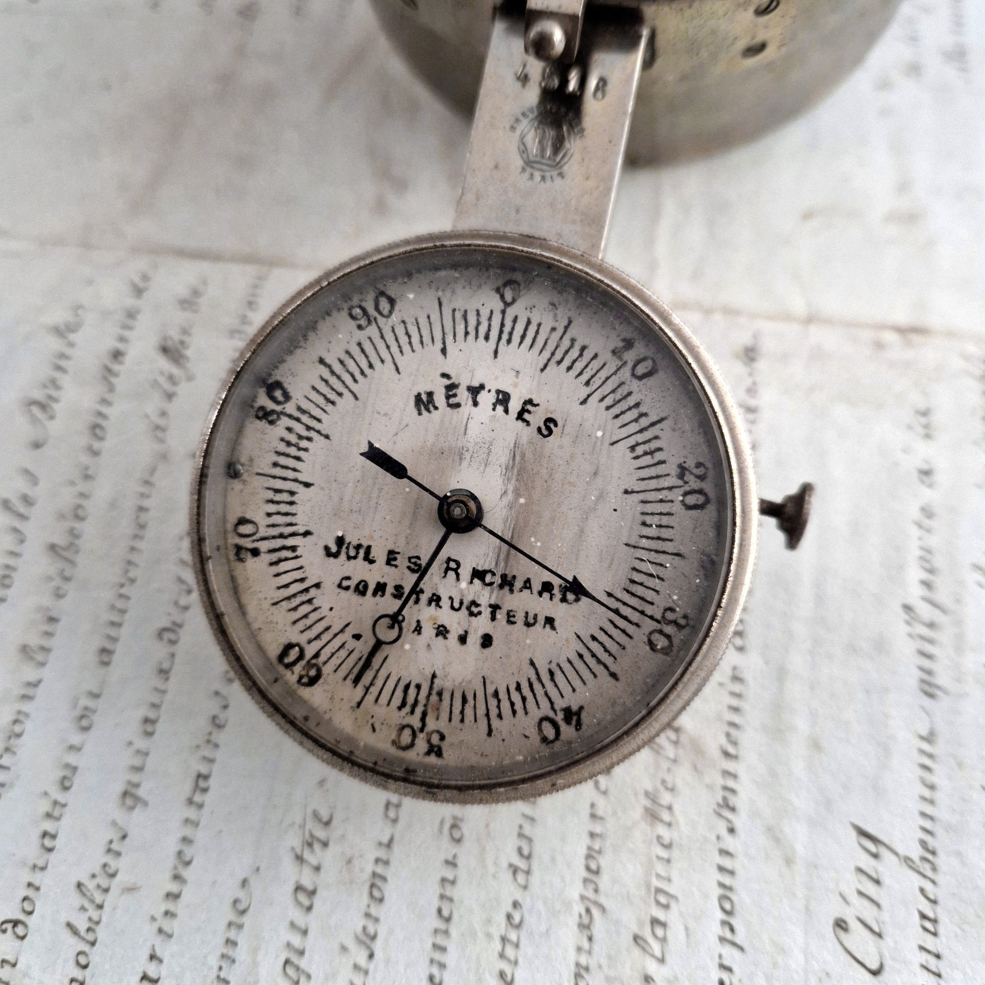 coffret anémometre vintage scientifique