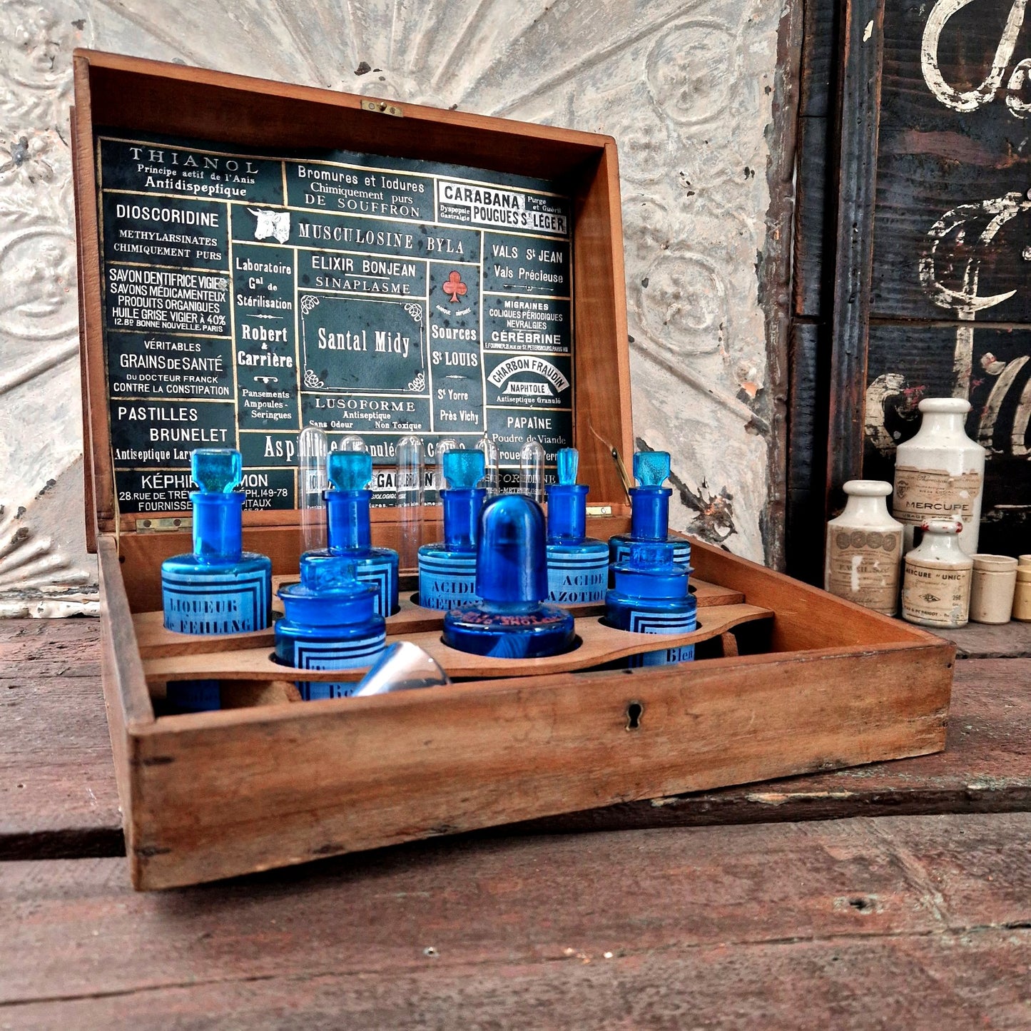 coffret chimie ancienne pharmacie