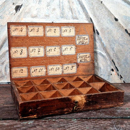 coffret horloger cles remontage ancien