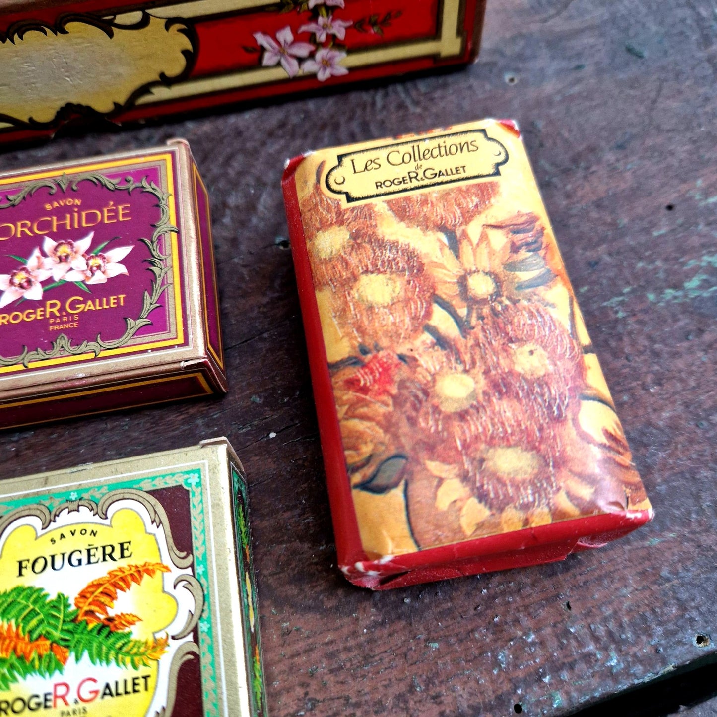 coffret savons vintage roger gallet parfum