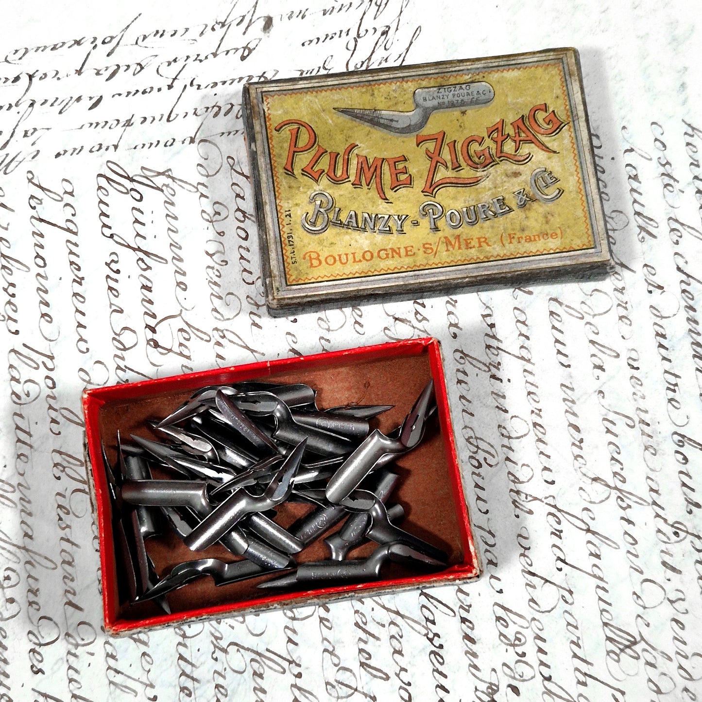 collectible blanzy poure pen nibs