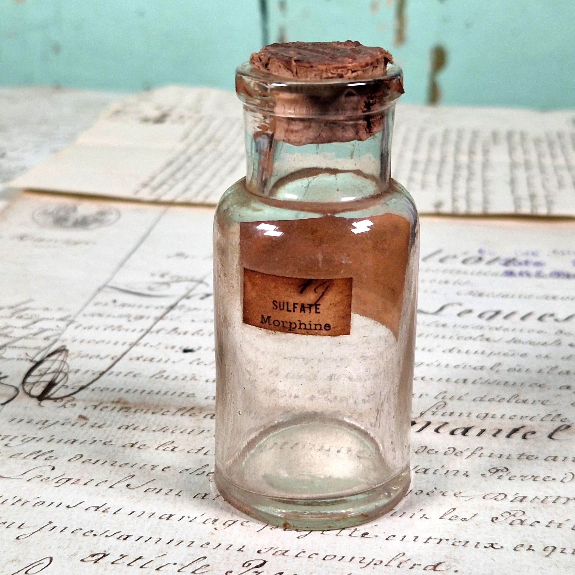 collectible drug bottle france