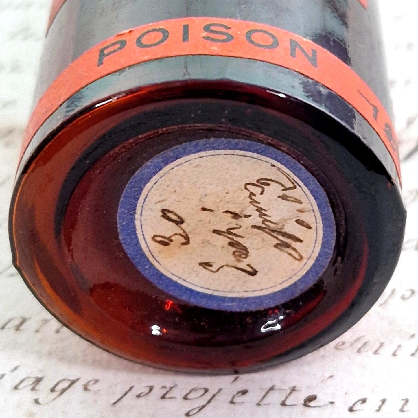 collectible opium extract bottle