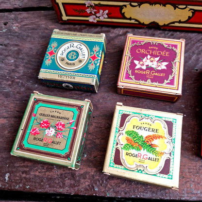 collection savons anciens roger gallet france