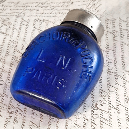 Crachoir de poche ancien - L.N Paris, vers 1900
