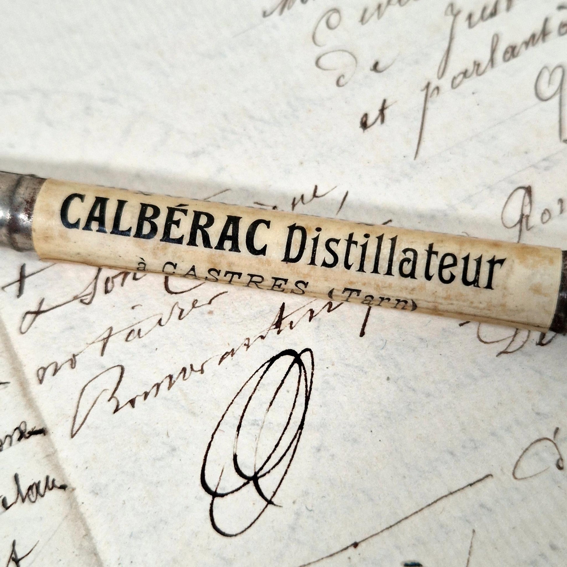 crayon plume publicitaire 1900