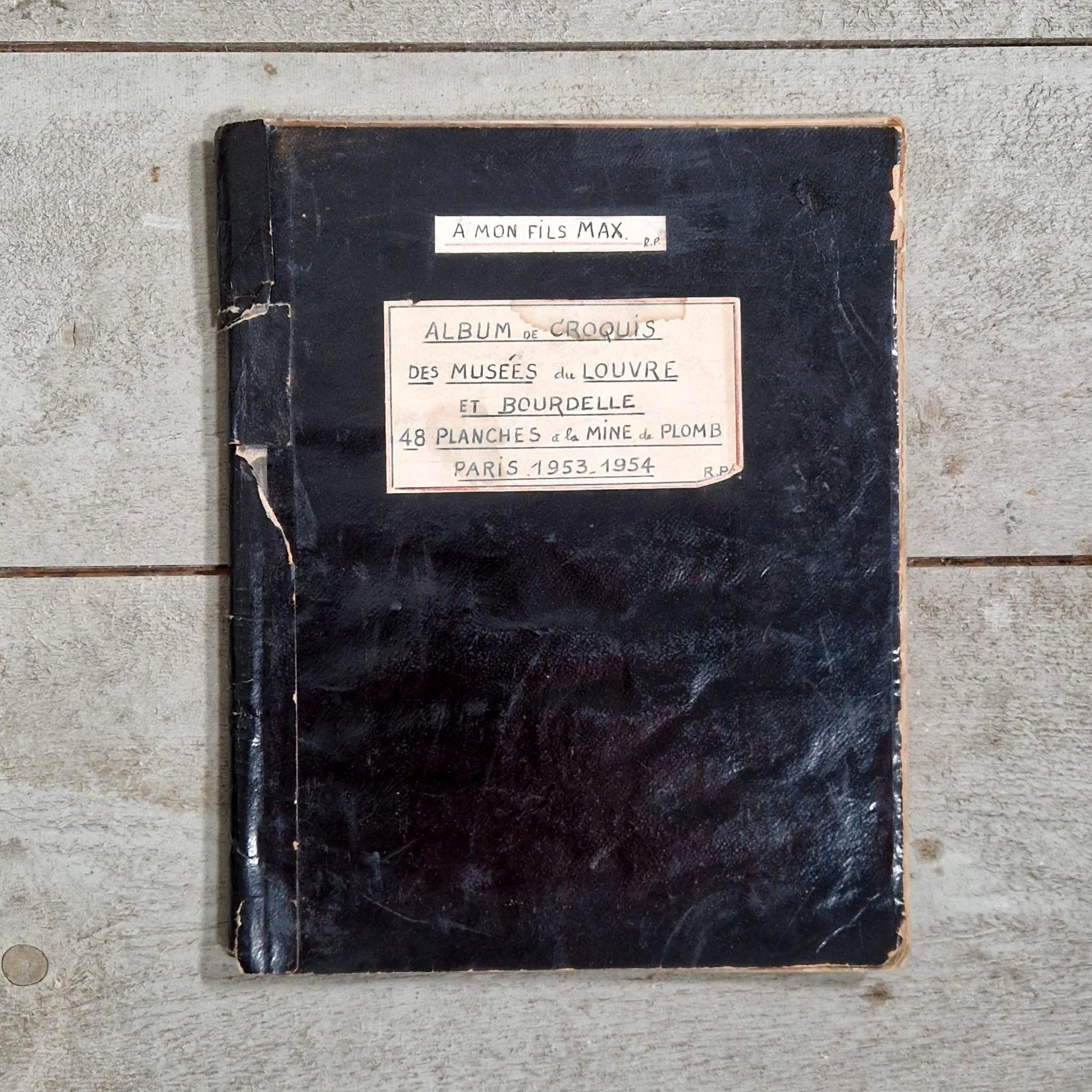croquis louvre bourdelle 1953 album