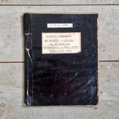 croquis louvre bourdelle 1953 album