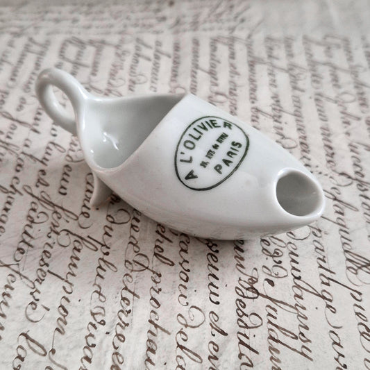 Advertising potion spoon "A l'Olivier, Paris", Circa 1900