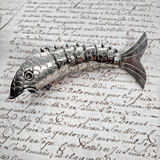 curieux décapsuleur poisson articulé