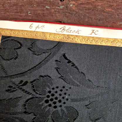 damask fabric swatches colorful 1900s