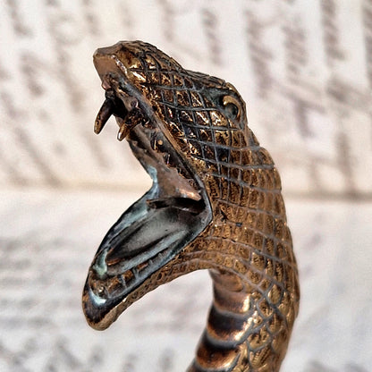 decorative bronze serpent