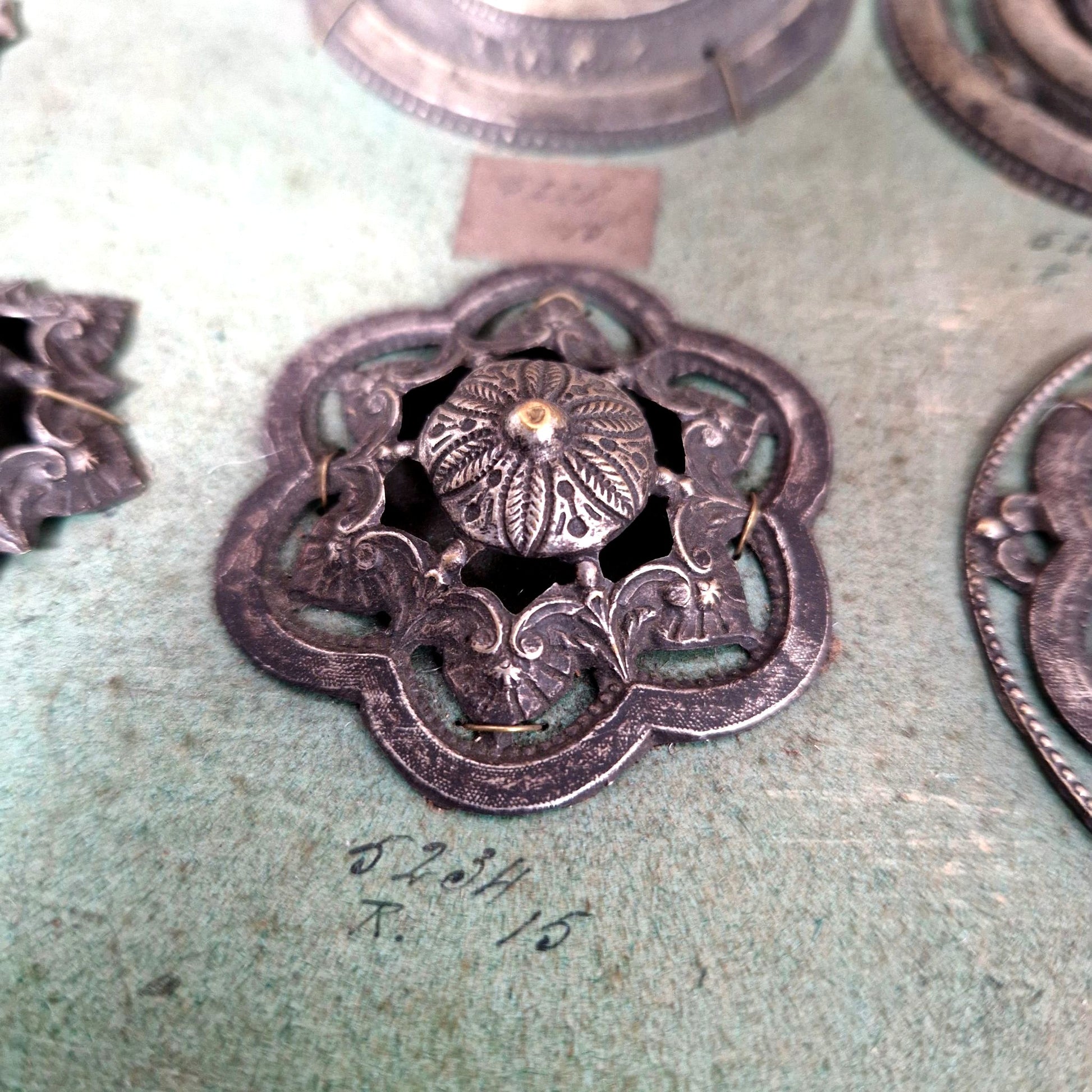 decorative metalwork display plaque