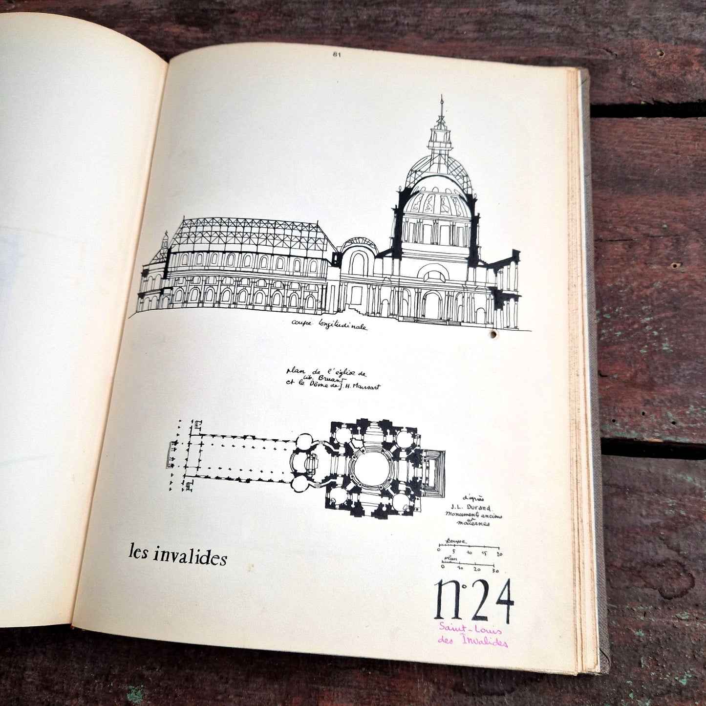 dessin d'architecture archeologique