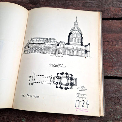 dessin d'architecture archeologique