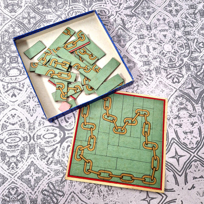 devil themed antique puzzle france