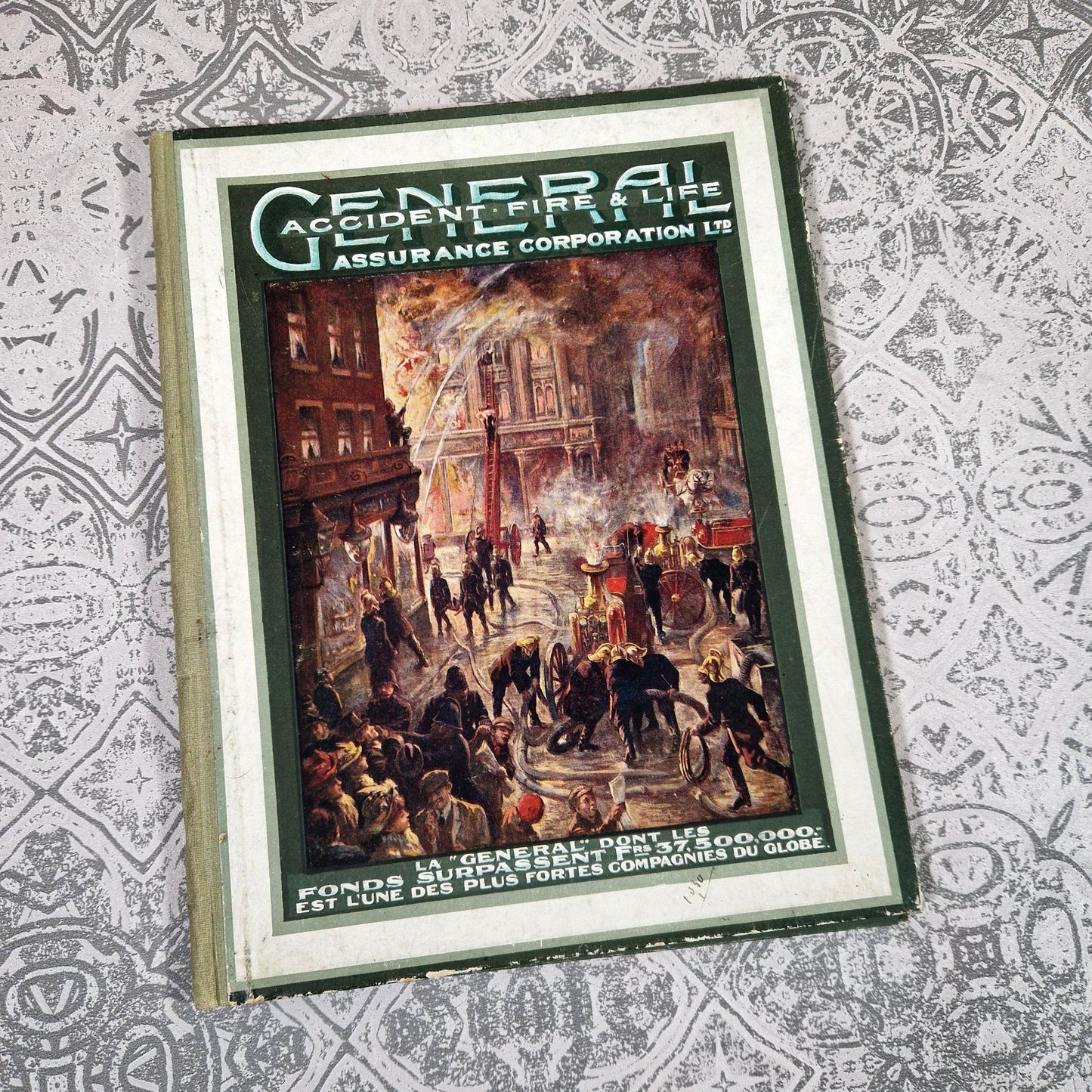 document assurance ancienne incendie 1909