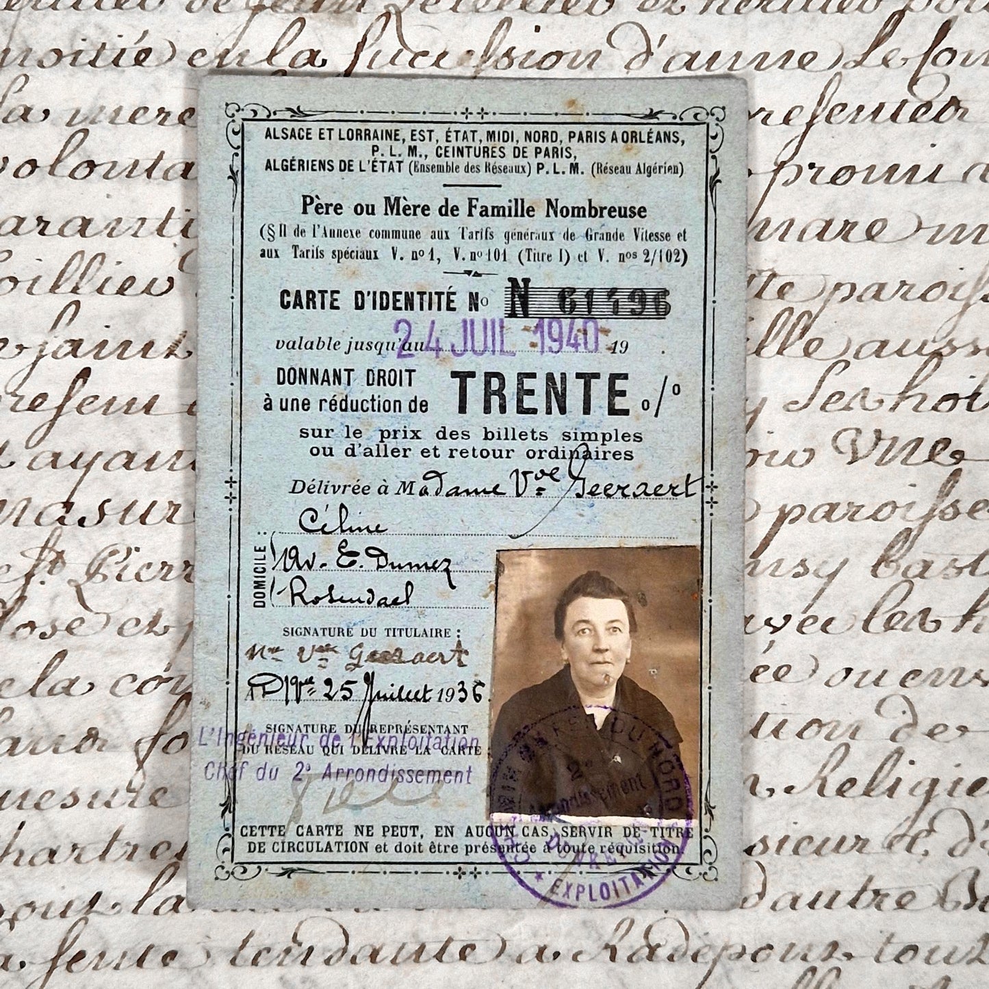 document ferroviaire ancien plm