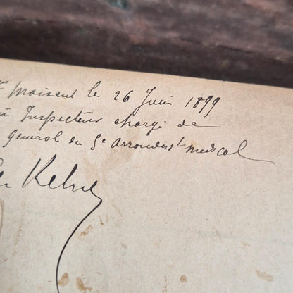 document historique hopital france 1900