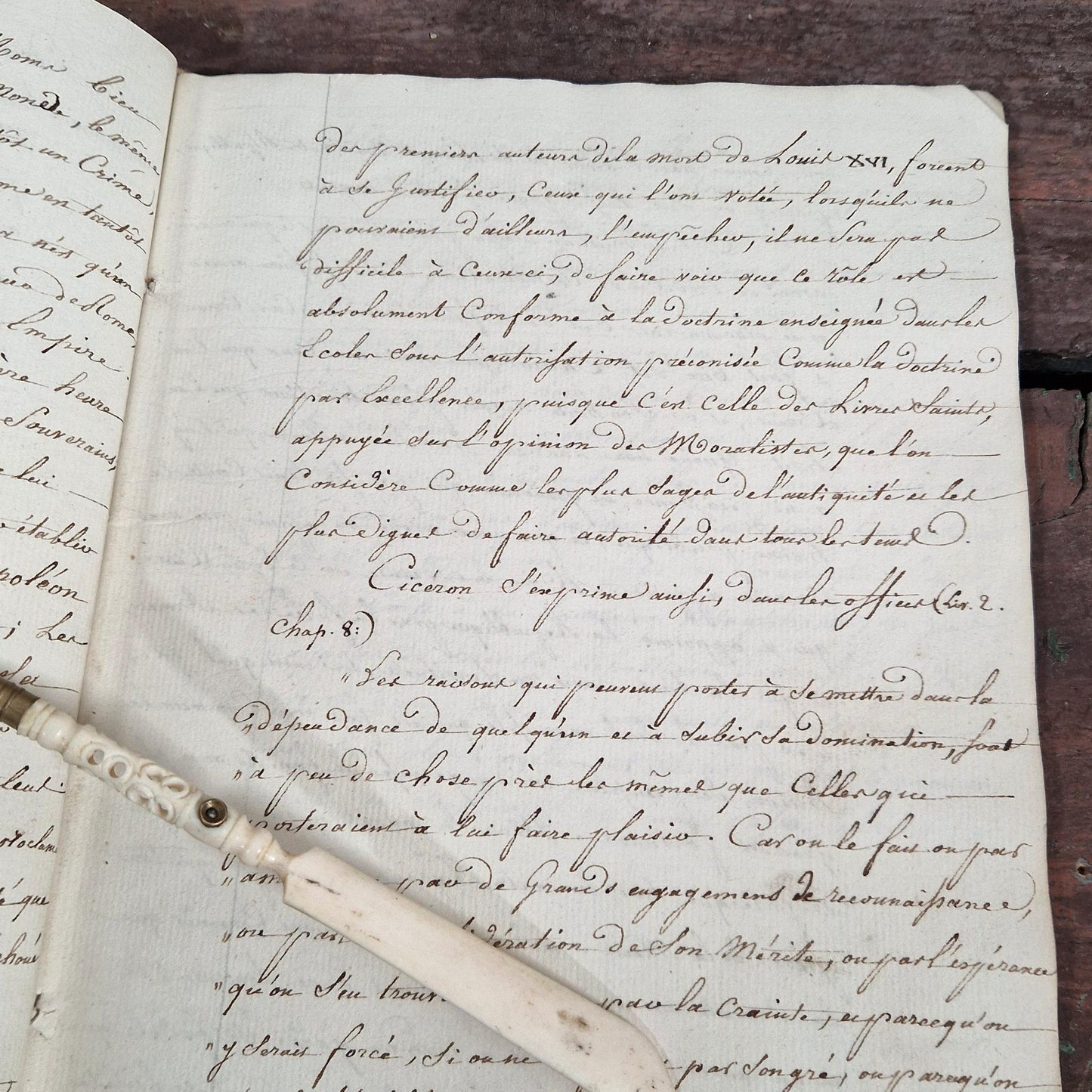 document manuscrit france 1810s