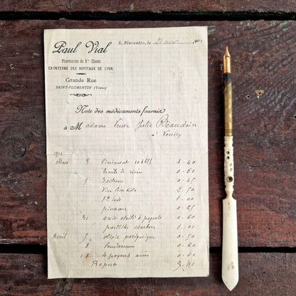 document médical anciens remedes 1901