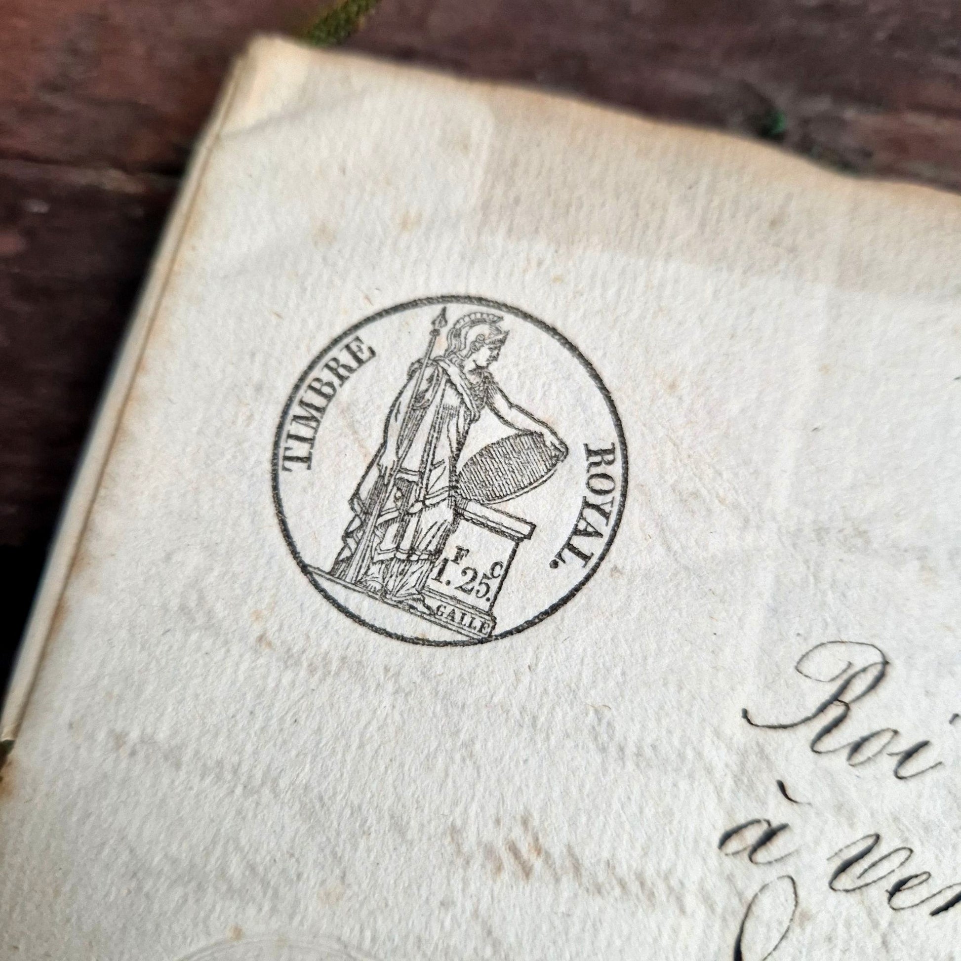 document notarié de 1846 double page