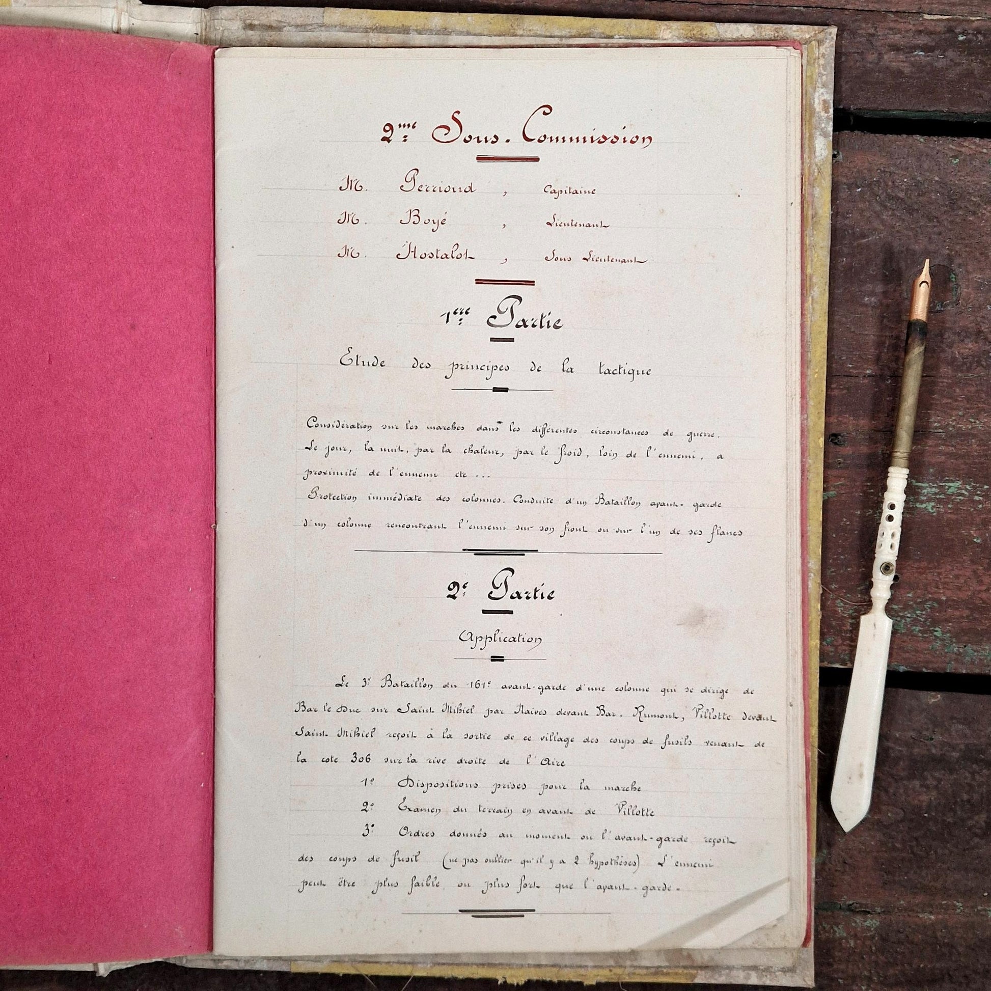 document strategie infanterie francaise