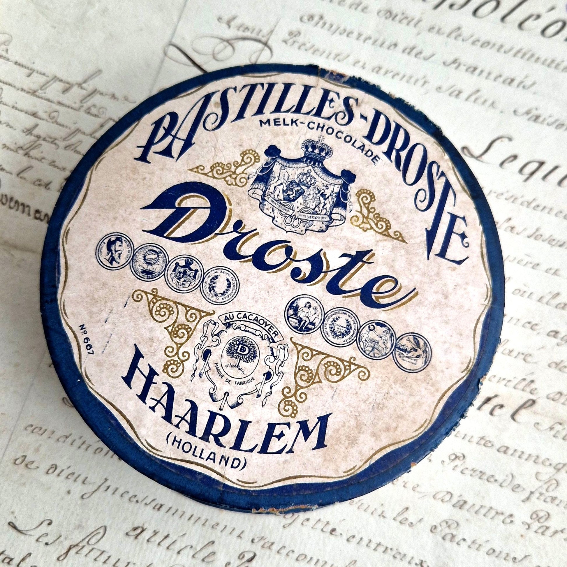 droste chocolate pastilles box