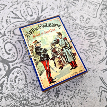 early 1900s matching cards game paris