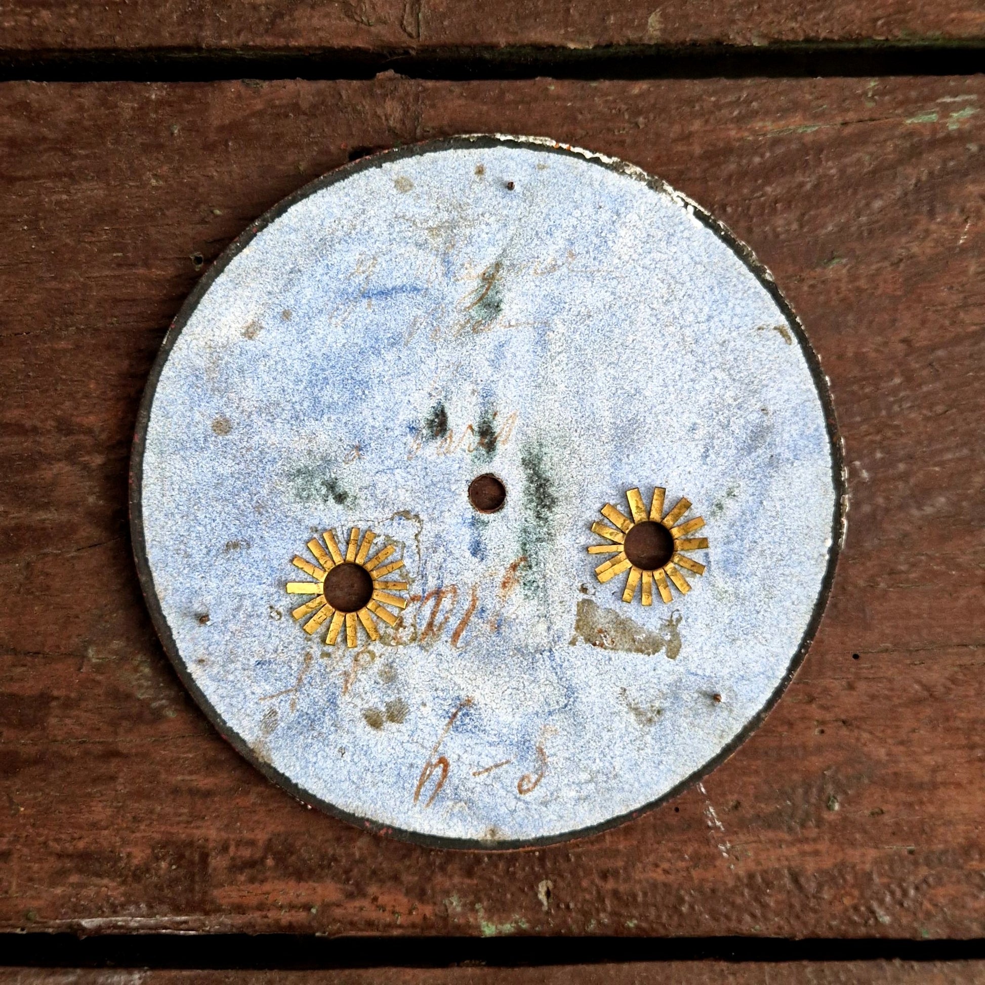 early 20th century enamel clock