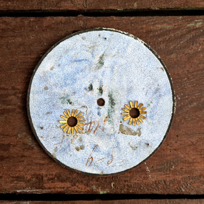 early 20th century enamel clock