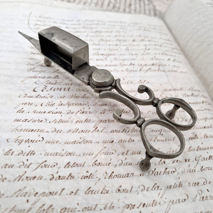 early candle wick trimmer metal