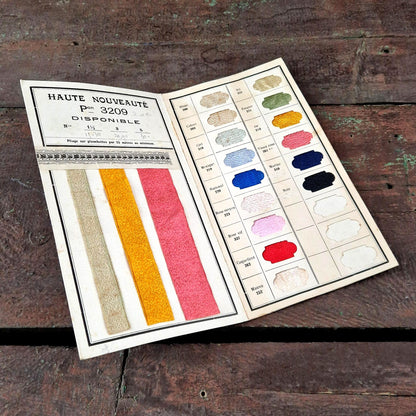 echantillon rubans haute nouveaute 1900