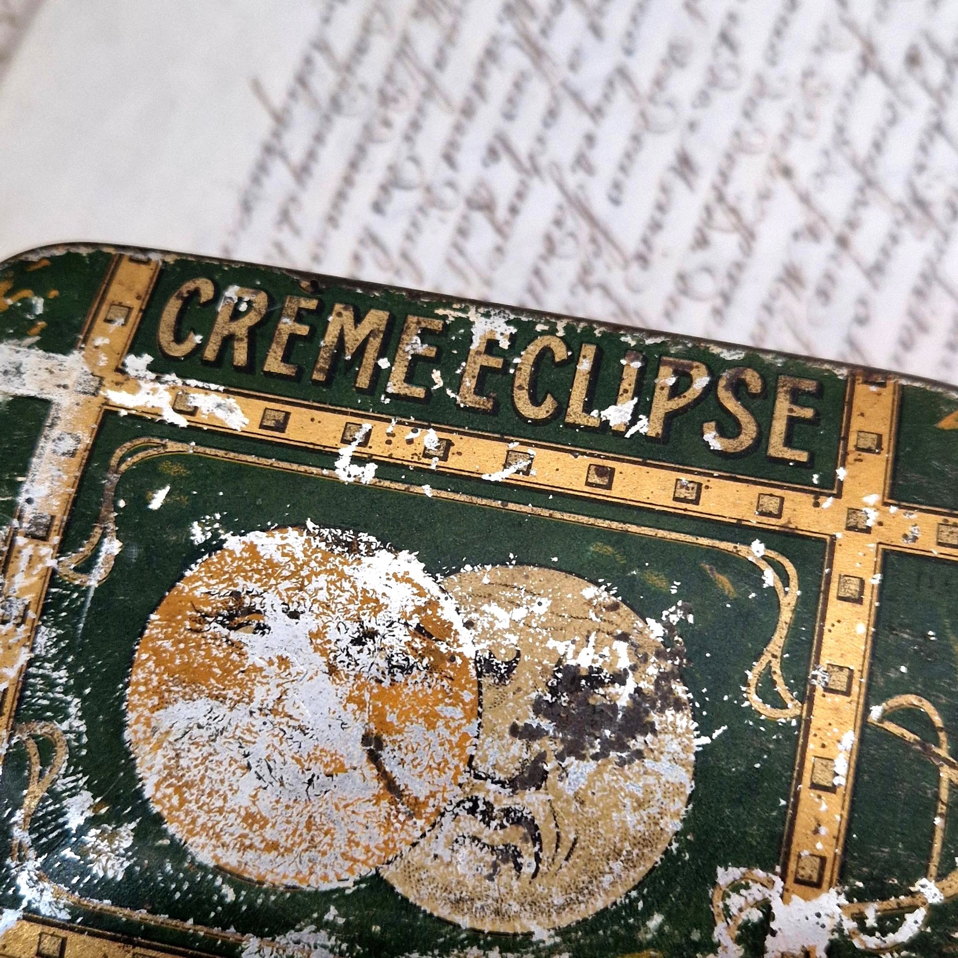 eclipse wax polish advertising box