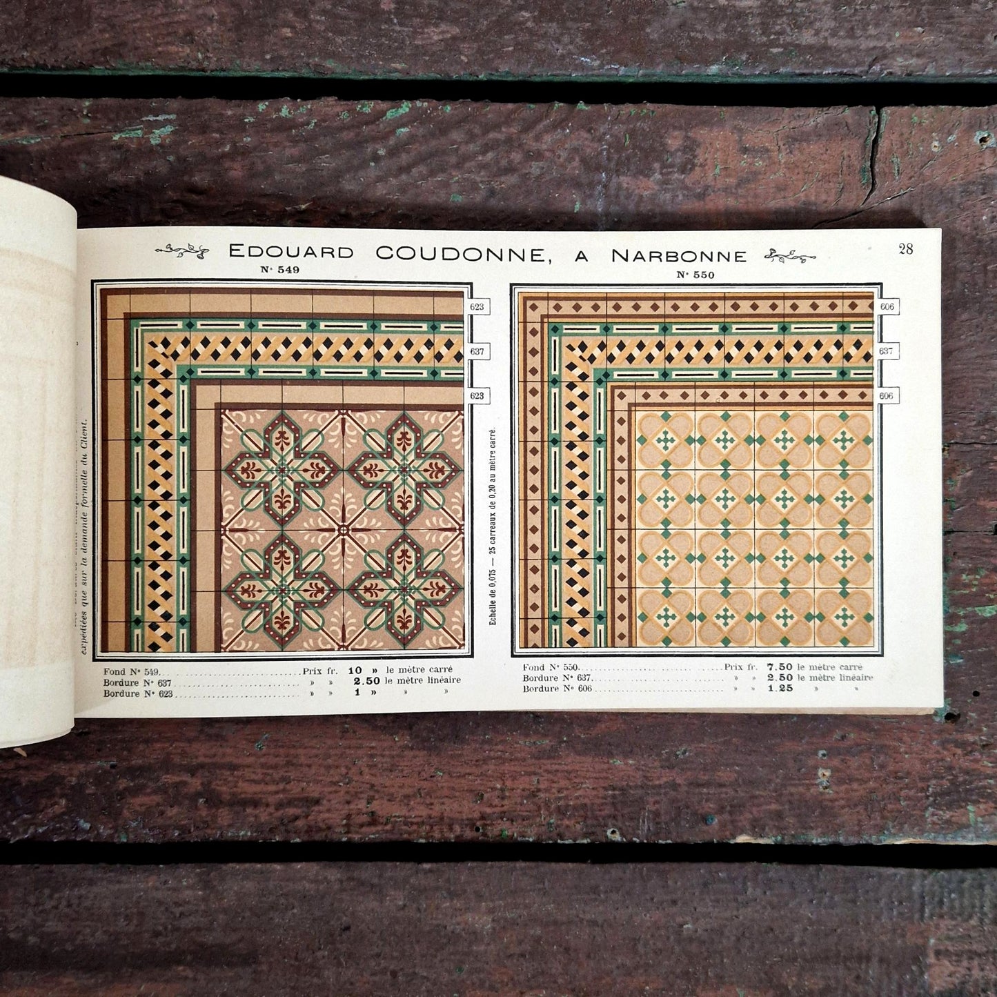 edouard coudonne mosaic tile catalogue narbonne