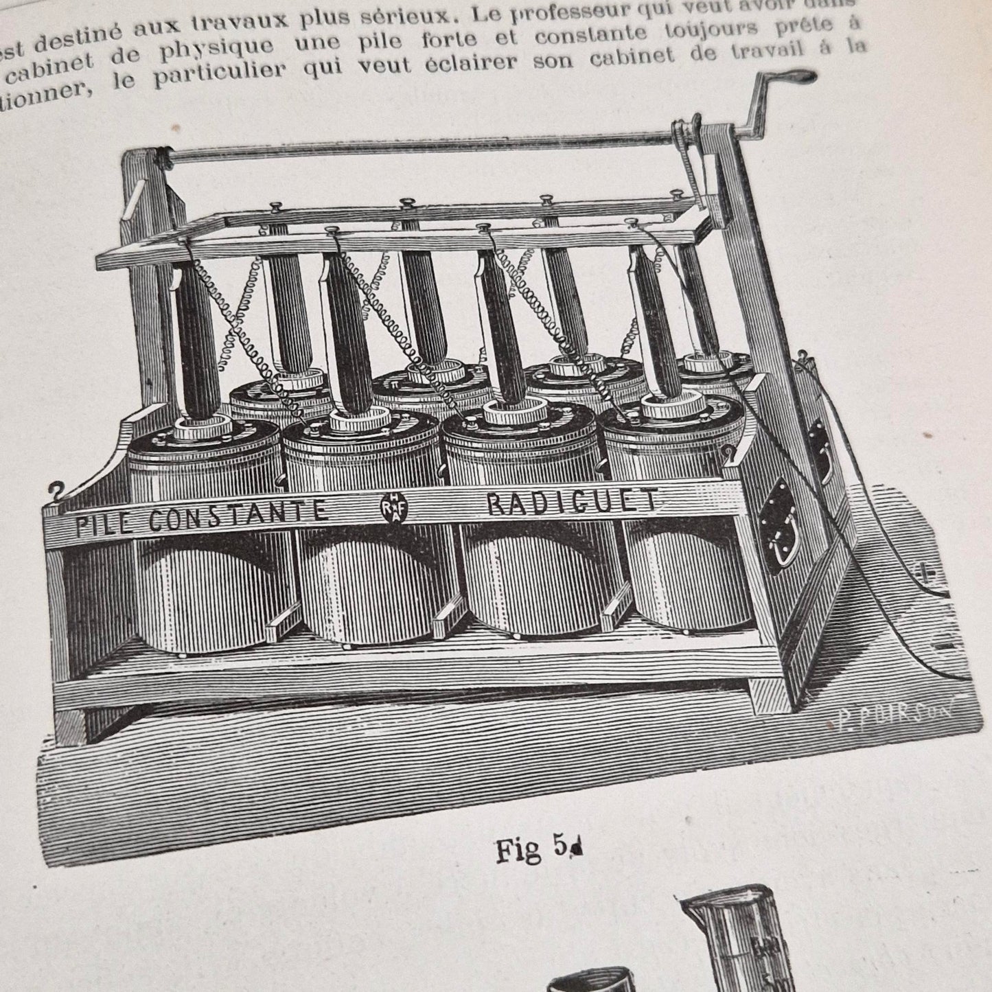 Ancien catalogue illustré « Lumière électrique - Piles Radiguet » - Vers 1890