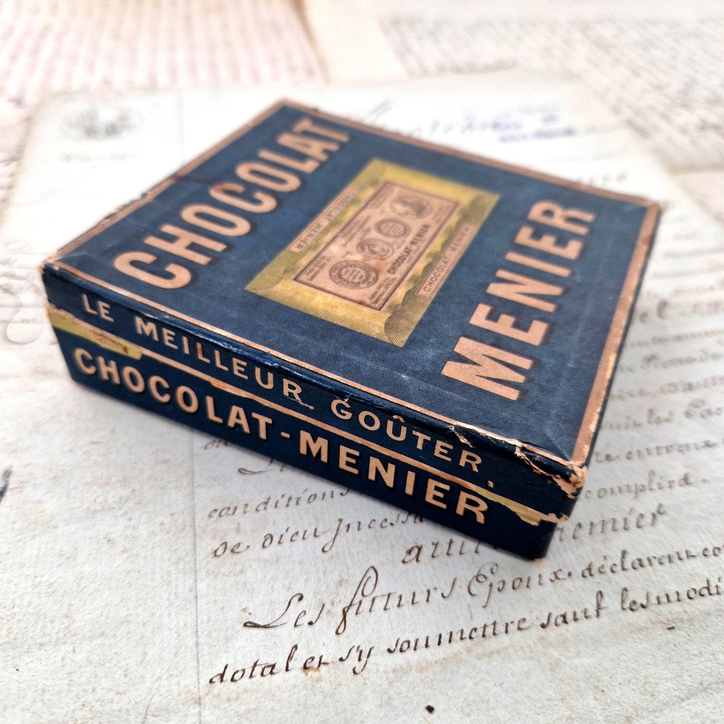 emballage ancien chocolat menier gouter