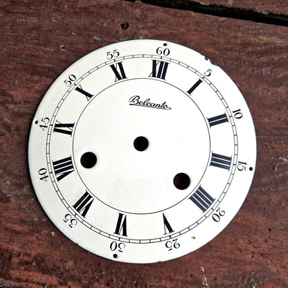 enamel dial belcanto clock face