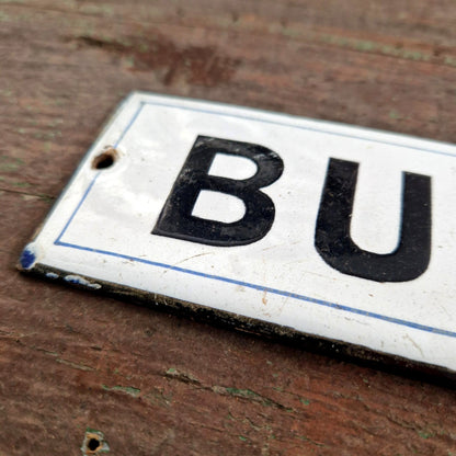 enamel sign office vintage