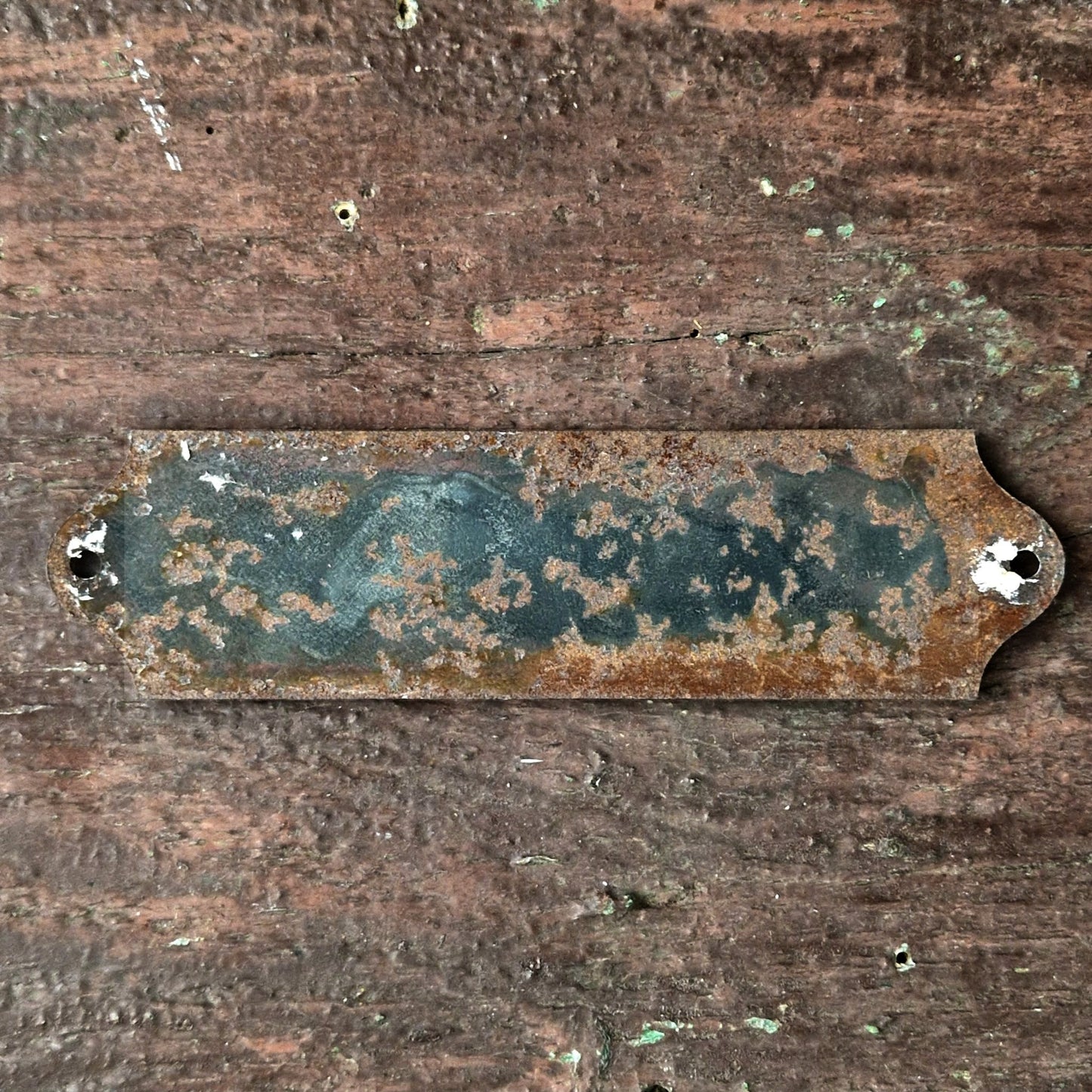 enamel sign pump panel vintage