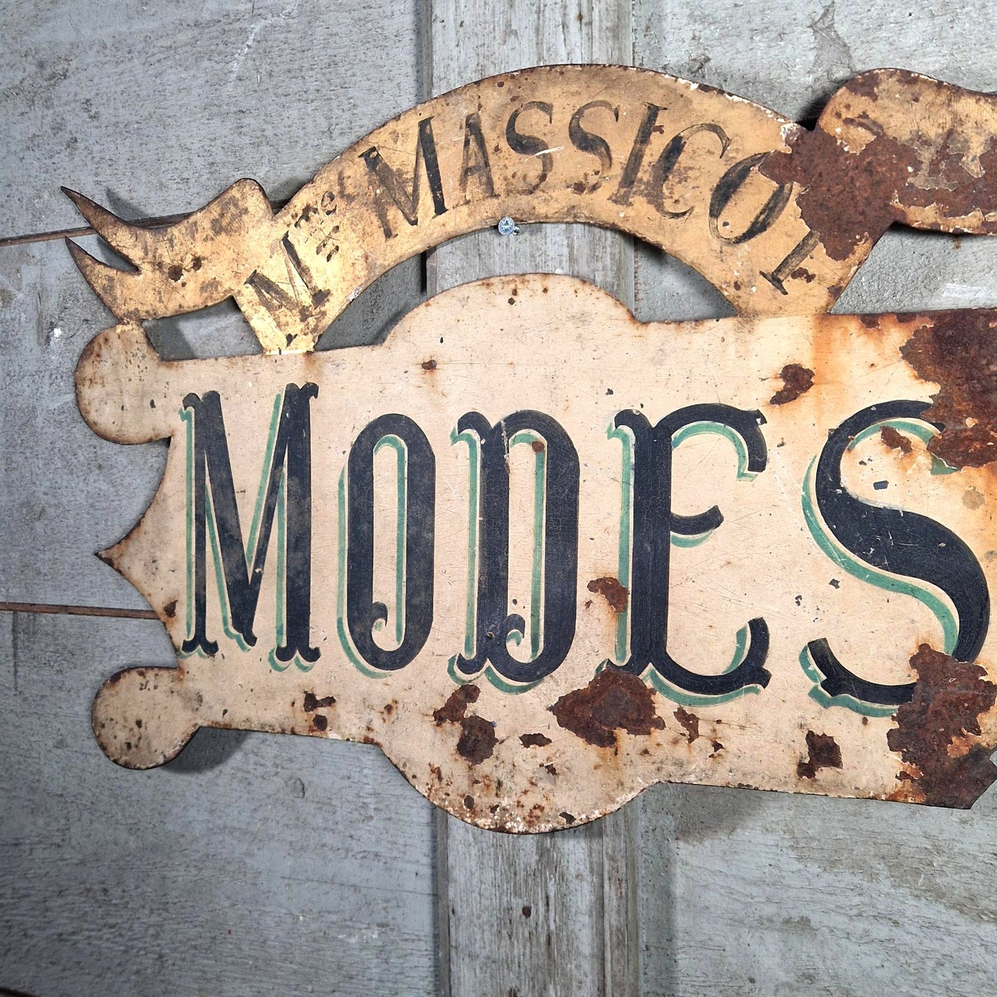 enseigne artisanal peinte main