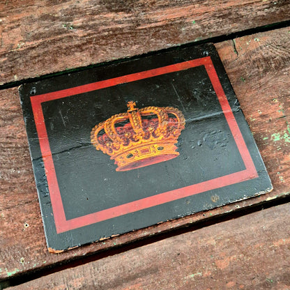 enseigne bois decorative royale