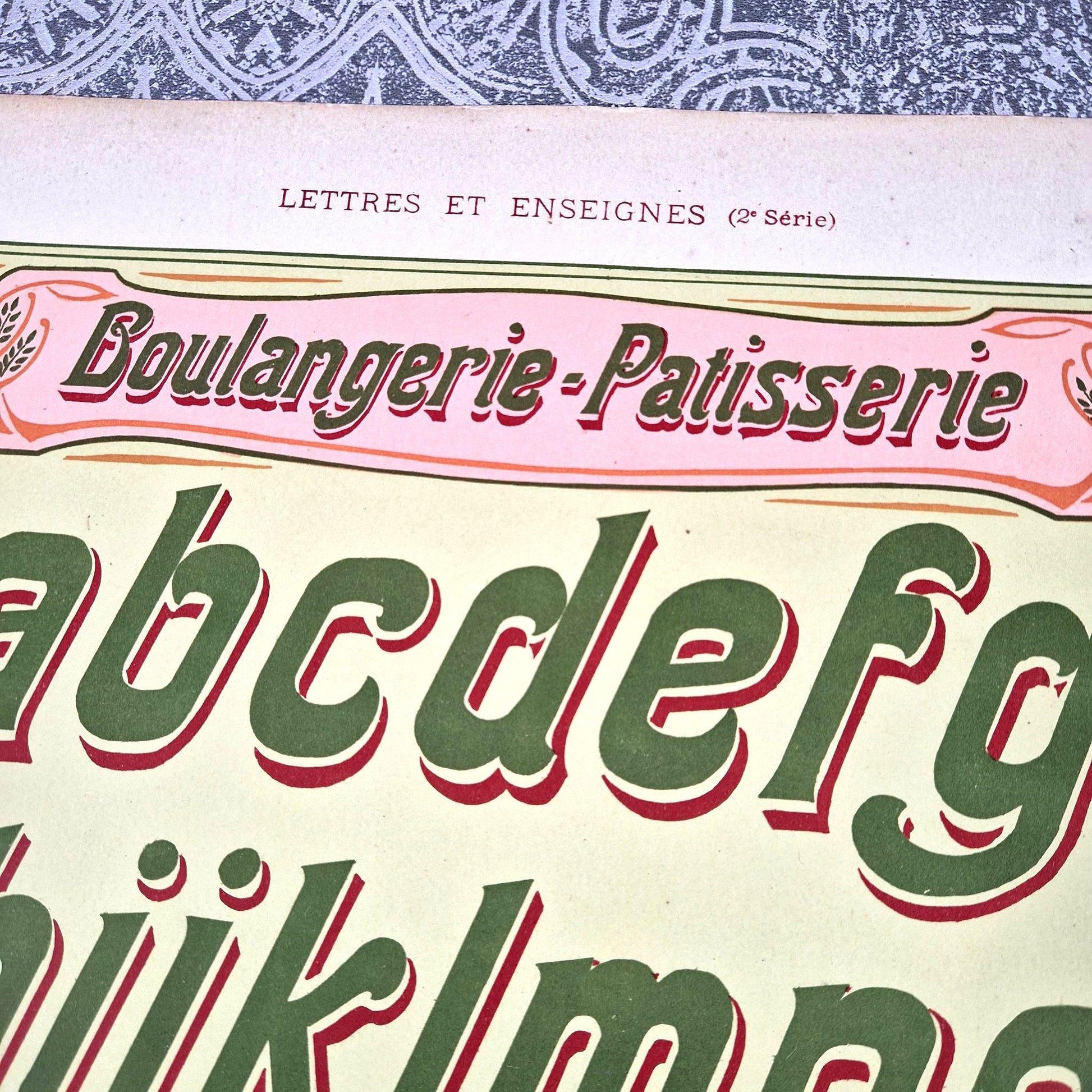 enseigne boulangeire patisserie ancienne