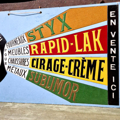 enseigne carton cygne noir